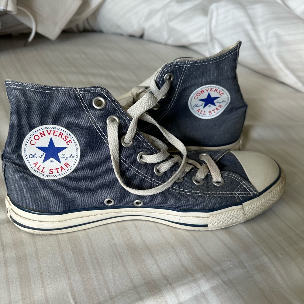 Converse Kids High-Top Sneakers - Blue